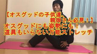 【トレーニング】お家で簡単セルフケア～体育座りのストレッチ～