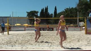 07 Beach volleyball Russia championship 2016  Sochi  Novikova Mastikova and Frolova Zazhigina