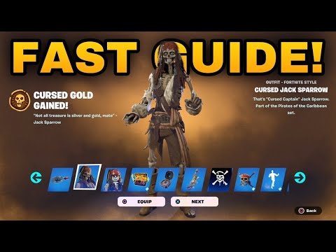 How to complete all the Cursed Sails Pirate Code Seven Quest challenges in Fortnite! Quest Guide