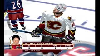 NHL 2K6 Season mode - Calgary Flames vs Columbus Blue Jackets