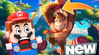 Mario vs Donkey Kong - Lego Mario enter the Nintendo Switch to save Peach! Mario Story