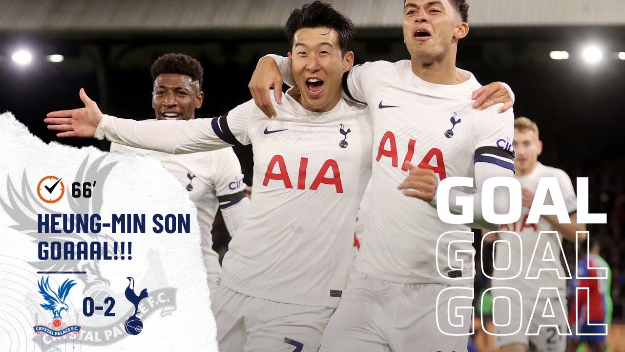 0-2! SONNYYY GOAAAL!!! 손흥민 Heung-min Son! Crystal Palace Vs Tottenham ...