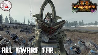 ALL DWARF FFA - Total War Warhammer 2 - Online Battle 484