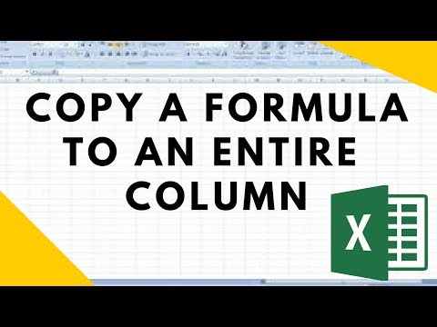 Apply a Formula to an Entire Column in Excel