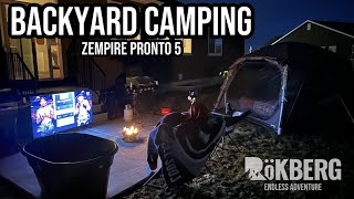 Backyard Camping: Zempire Pronto 5 Inflatable Tent