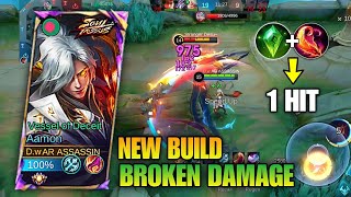 FINALLY AAMON NEW BROKEN DAMAGE BUILD IS HERE! Aamon Best Build 2025!!#aamon #mlbb #aamongameplay