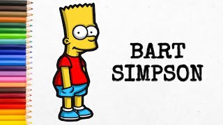 How to Draw BART SIMPSON | Simpson series character | Fatima's Art and Craft