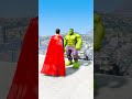 GTA V HULK KILLS SUPER-MAN 😮| #shorts