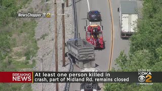 At least 1 person dead after crash in Beaver County