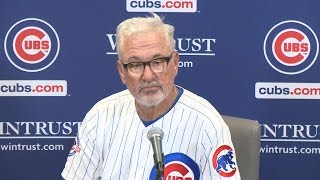 MIL@CHC: Maddon on Bryant, 9-6 win