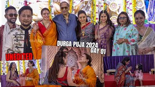 UNCUT - Pran Prathishta | Day 01 | North Bombay Sarbojanin Durga Puja 2024 | Kajol, Rani, Pawandeep