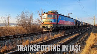 Morning trains in IAȘI/Trenurile dimineții în IAȘI 19.01.2022 [4K]