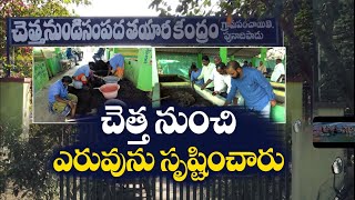 చెత్త నుంచి ఎరువుల తయారి | కృష్ణా జిల్లా | Villagers Making Fertilizer from Garbage