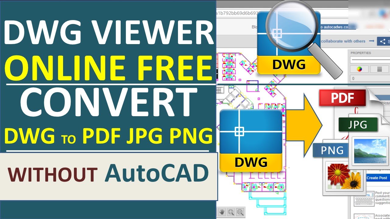 DWG Viewer Free, DWG To JPG PNG PDF Converter OnLine, Plot Or Print ...