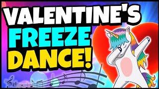 Valentines Freeze Dance | Brain Break | Valentine Just Dance