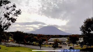 【HD画質】富士山ライブカメラ2023.10.8-1 朝霧高原 より(mt.fuji  live  camera)　＃富士山　＃ライブカメラ　＃朝霧高原