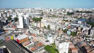 Chegando na estação da lapa sobrevoando com drone