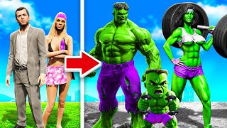 Adopted By HULK Family In GTA 5!