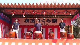 OWD和太鼓 2019.4.6 三崎打ち合わせ太鼓 衣笠山さくら祭