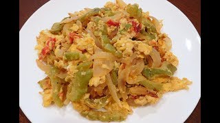 Sauteed Bitter Melon Recipe (Ginisang Ampalaya)  - ENGLISH RECIPE