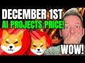 SHIBA INU - AI PROJECTS SHIB PRICE DECEMBER 1ST!!! WOW!