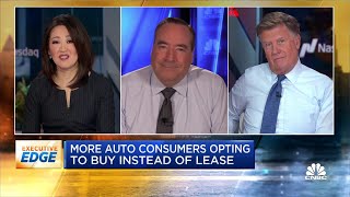 More auto consumers opting to buy instead of lease