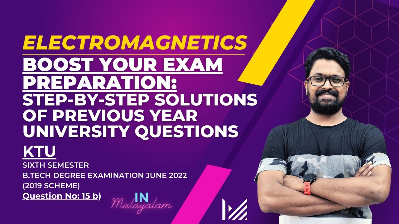 Step By Step Solution Of Previous Year Question Paper | S6 KTU 2019 ...