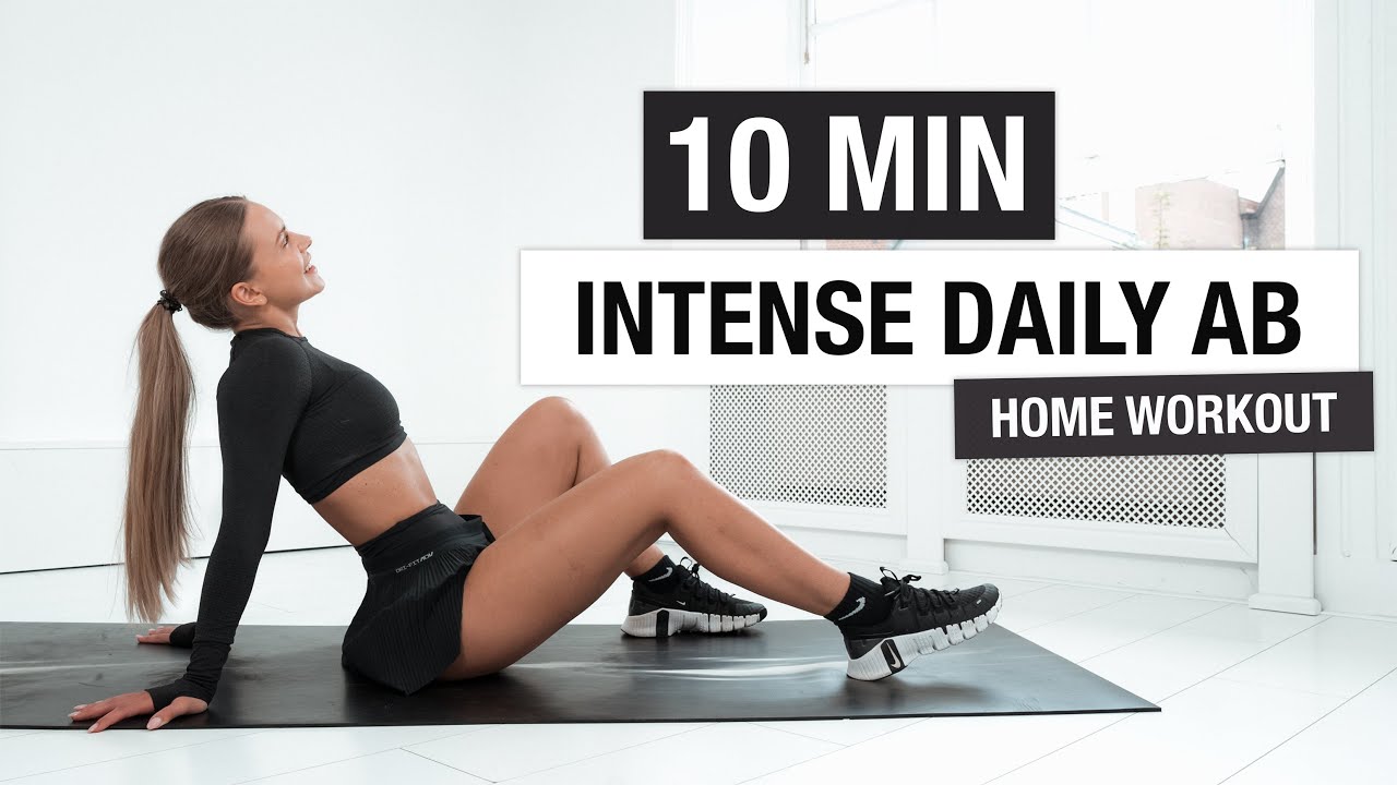 10 Min Total Core Abs Home Workout No Equipment Youtube