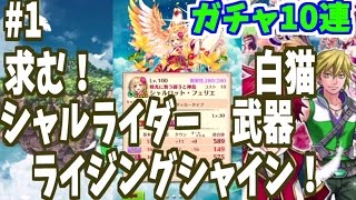 ｢白猫プロジェクト｣武器ガチャ10連・求む！ライジングシャイン#1