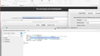 Let Function and Text Manipulation