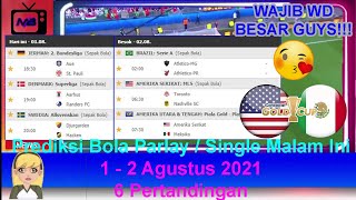 Prediksi Bola Malam Ini 1 - 2 Agustus 2021/2022 Piala Gold Babak Final | Amerika Serikat vs Meksiko
