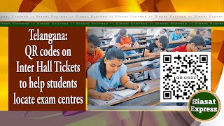 Telangana: QR codes on Inter Hall Tickets to help students locate exam centres | @ 3pm | 25-Feb-2025