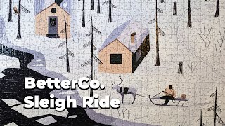 Jigsaw Puzzle Timelapse BetterCo SleighRide Christmas Puzzle 1000 Pieces