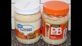 Blind Taste Test: Great Value (Walmart) Powdered Peanut Butter vs PBFit Peanut Butter Powder