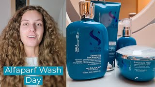 Alfaparf Milano| New Curly Product Review| New Wash Day Routine