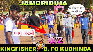 Kingfisher potka vs B.fc kuchinda football tournament at jambirdiha 2025// highlights match