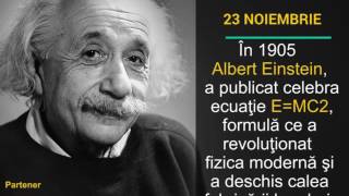 Publicarea ecuatiei E=MC2 de catre Albert Einstein si instalarea primului tonomat din lume