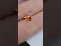 Mandarin Garnet Tapered Baguette