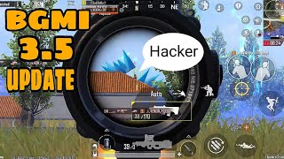 bgmi 3.5 update gameplay and Hacker 🔥#bgmi #gaming