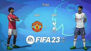 FIFA 23 | Manchester united vs Tottenham Hotspur|  FT Felix , Vlahović| Premier league 2022/23 | 4K