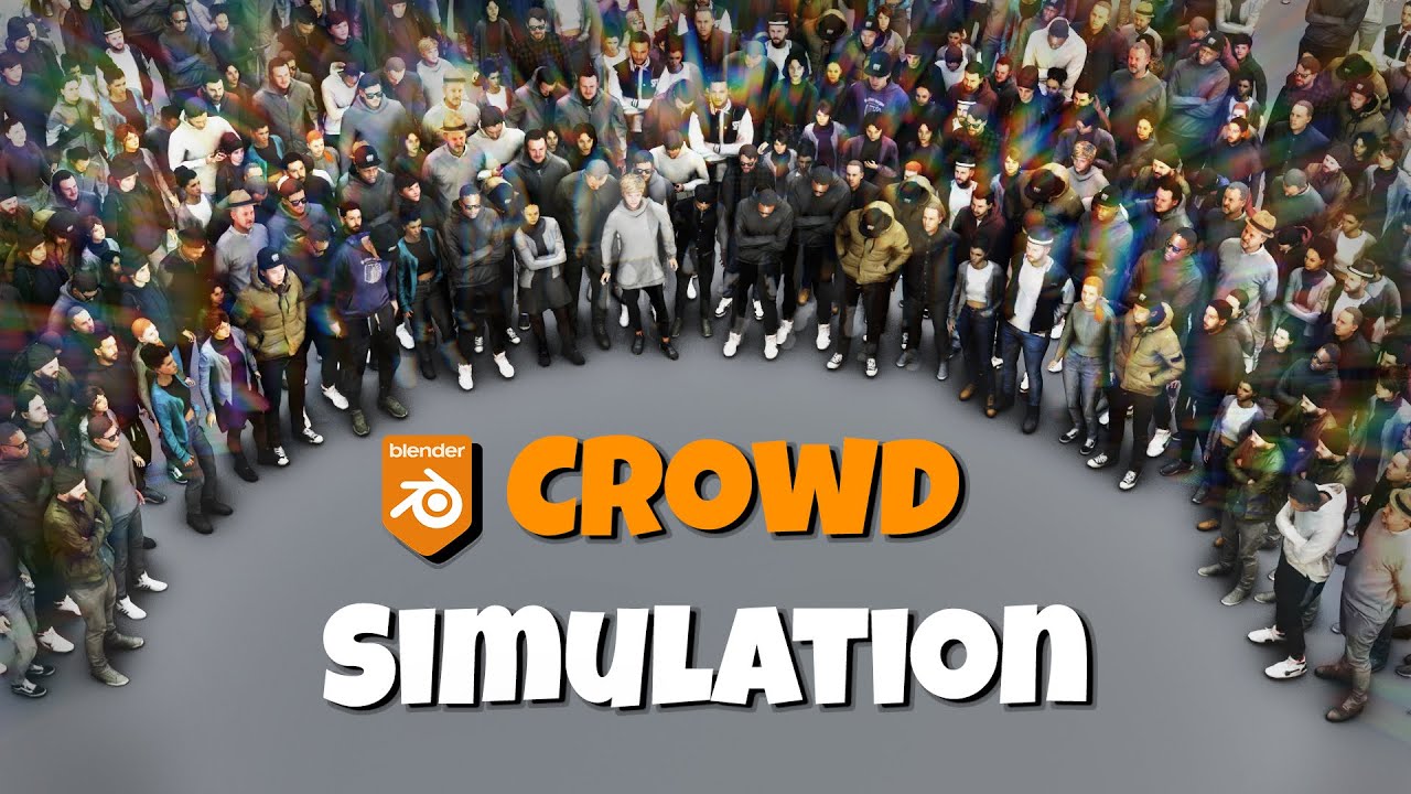 Crowd Simulation Techniques In Blender Youtube