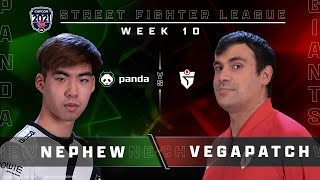 Nephew (Kolin) vs. Vegapatch (F.A.N.G) - Bo3 - Street Fighter League Pro-US Season 4 Week 10