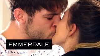 Emmerdale - Joe Gives in to His Feelings and Kisses Debbie!