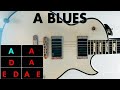 Rolling Guitar Backing Track  A Blues Jam