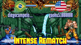 FT10 @doubledr: diegocampelo__ (BR) vs gaohu51888888 (US) [Double Dragon Fightcade] Jan 20