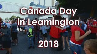 Prime Minister Justin Trudeau visits Leamington while The Jody Raffoul Band plays on Canada Day