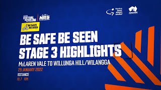 Highlights | Men's Be Safe Be Seen Stage 3 | Santos Festival of Cycling 2022