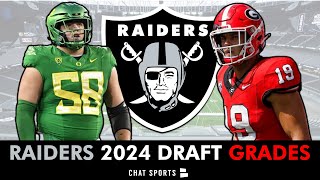 Raiders Draft Grades: All 7 Rounds From 2024 NFL Draft Ft. Brock Bowers, JPJ - AP & Telesco CRUSH IT