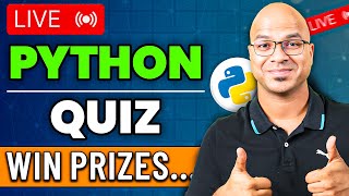 Python Tech Quiz | Win prizes | Saturday 6 PM IST