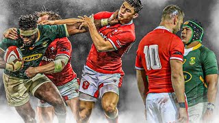 Springboks PHYSICALLY DOMINATING Wales | Brutal Rugby Big Hits, Tries & Highlights 2022